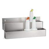 Tablecraft 18/8 Stainless Steel Double Speed Rail, 42 inch.