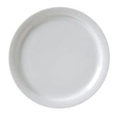 Vertex China Catalina Collection Undecorated Porcelain White Narrow Rim Plate, 9 inch -- 24 per case.
