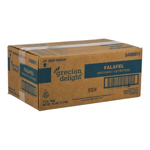 Grecian Delight Uncooked Puck Falafel Fritter, 4 Pound -- 4 per case.
