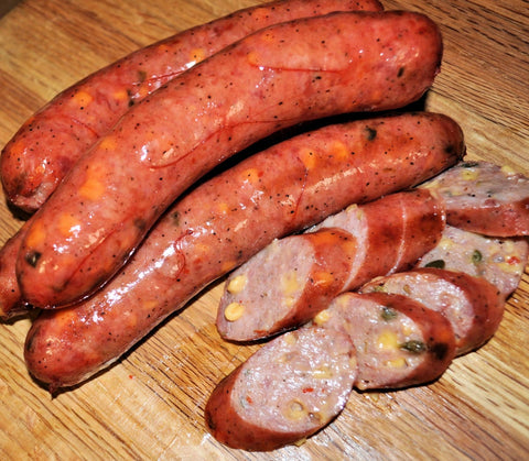Syracuse Jalapeno and Cheese Sausage.