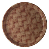 Cambro Round Camtray, Dark Basketweave, 9 inch -- 12 per case.