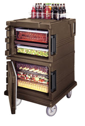 Camcarrier Ultra Multi Pan Campfire Cart For Food Pan, Dark Brown, 28 1/2 X 32 1/4 X 45 1/2 Inch.