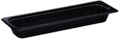 Camwear Half Size Long Food Pan, Black, 3.2 Quart -- 6 per case.