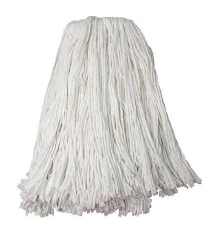 Impact Products White Rayon Saddle Type Cut End Wet Mop, 20 Ounce -- 12 per case.
