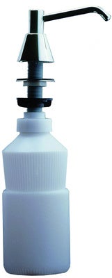 Impact Products Chrome Counter Mounted Lotion Soap Dispenser, 3 1/2 inch Dia x 11 inch -- 24 per case.
