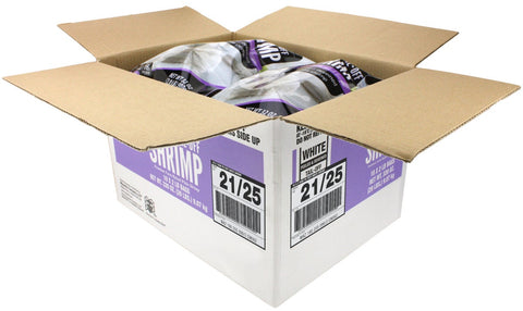 Seamazz 21/25 Peeled and Deveined Tail Of Raw White Shrimp, 2 Pound -- 10 per case.