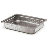 Alegacy 25 Gauge Full Size Economy Perforated Anti Jamming Steam Table Pan, 22 Quart.