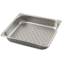 Alegacy 18/8 Stainless Steel Full Size Perforated Steam Table Pan, 20 3/4 x 12 3/4 x 2 1/2 inch.