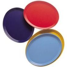 Cambro Oval Serving Camtray, Light Butcher Block, 22 x 26 7/8 inch -- 6 per case.