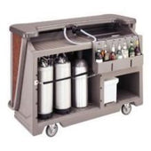 Cambro Designer Style Portable Medium Size CamBars Complete Soda System, Manhattan, 67 1/2 x 28 1/2 x 47 1/2 inch.