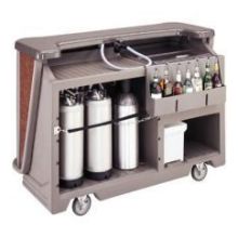 Cambro Designer Style Portable Medium Size CamBars Complete Soda System, Chicago, 67 1/2 x 28 1/2 x 47 1/2 inch.