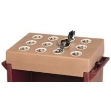 Cambro Cutlery Rack Only, Coffee Beige, 33 x 22 3/4 x 9 inch.