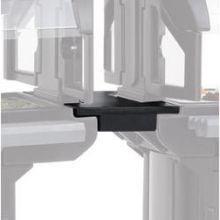 Cambro Straight Connector Only for Bar to Bar, Black, 27 x 19 x 4 1/4 inch.