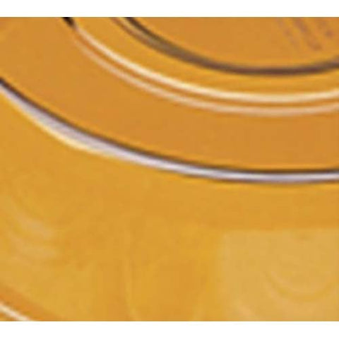 Cambro Amber Camwear Camcover Plate Cover Only, 12 1/8 inch Inside Diameter -- 12 per case.