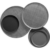 Cambro Cameo Yellow Round Camtray, 16 inch -- 12 per case.