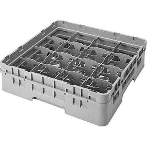 Cambro Camrack Polypropylene Blue Full Size 16 Compartment Glass Rack, 3 5/8 inch -- 5 per case.