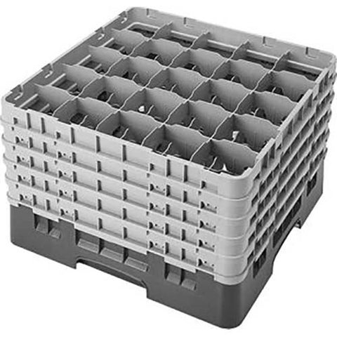 Cambro Camrack Polypropylene Navy Blue Full Size 25 Compartment Glass Rack, 11 inch -- 2 per case.
