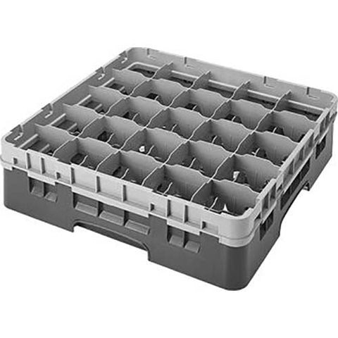 Cambro Camrack Polypropylene Beige Full Size 25 Compartment Glass Rack, 3 5/8 inch -- 5 per case.
