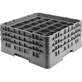 Cambro Camrack Polypropylene Blue Full Size 25 Compartment Glass Rack, 6 7/8 inch -- 3 per case.