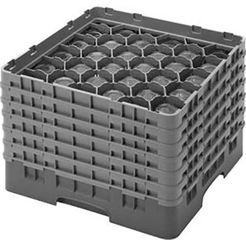 Cambro Camrack Polypropylene Black Full Size 30 Compartment Glass Rack, 11 3/4 inch -- 2 per case.
