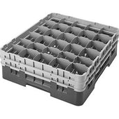 Cambro Camrack Polypropylene Soft Gray Full Size 30 Compartment Glass Rack, 5 1/4 inch -- 4 per case.