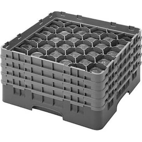 Cambro Camrack Polypropylene Cranberry Full Size 30 Compartment Glass Rack, 8 1/2 inch -- 2 per case.
