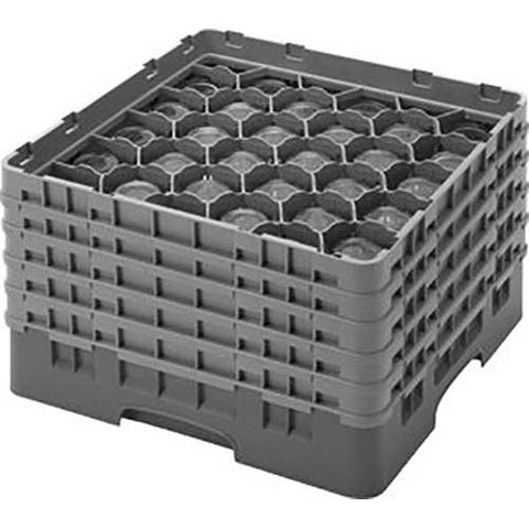 Cambro Camrack Polypropylene Blue Full Size 30 Compartment Glass Rack, 10 1/8 inch -- 2 per case.