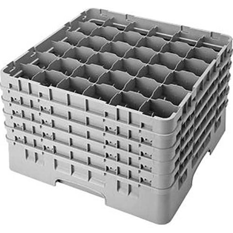 Cambro Camrack Polypropylene Brown Full Size 36 Compartment Glass Rack, 11 inch -- 2 per case.