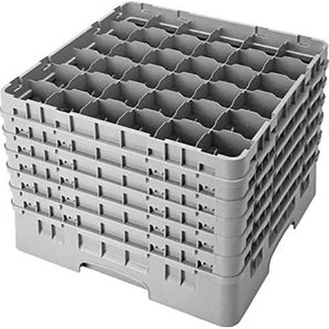Cambro Camrack Polypropylene Cranberry Full Size 36 Compartment Glass Rack, 11 3/4 inch -- 2 per case.