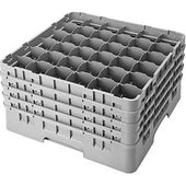 Cambro Camrack Polypropylene Teal Full Size 36 Compartment Glass Rack, 8 1/2 inch -- 2 per case.