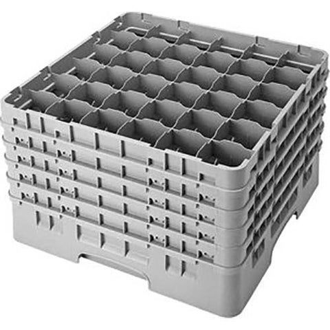 Cambro Camrack Polypropylene Beige Full Size 36 Compartment Glass Rack, 10 1/8 inch -- 2 per case.