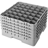 Cambro Camrack Polypropylene Navy Blue Full Size 36 Compartment Glass Rack, 10 1/8 inch -- 2 per case.