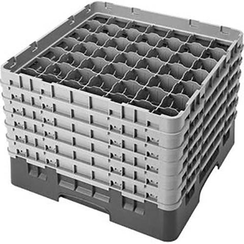 Cambro Camrack Polypropylene Beige Full Size 49 Compartment Glass Rack, 11 3/4 inch -- 2 per case.