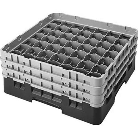 Cambro Camrack Polypropylene Beige Full Size 49 Compartment Glass Rack, 5 1/4 inch -- 4 per case.
