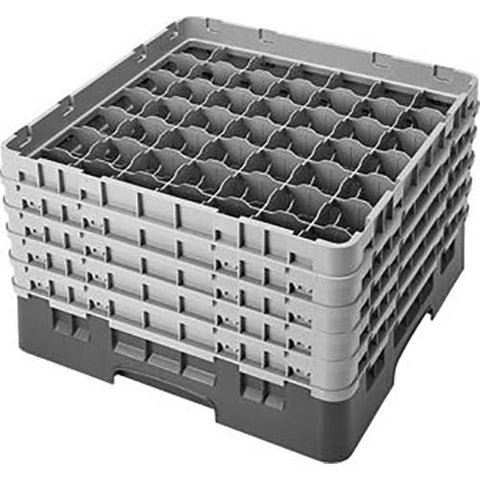 Cambro Camrack Polypropylene Blue Full Size 49 Compartment Glass Rack, 10 1/8 inch -- 2 per case.
