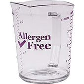 Cambro Camwear Polycarbonate Allergen‑Free Purple Measuring Cup, 1 Pint -- 12 per case.