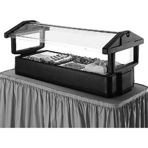 Cambro 5 Feet Hot Red Table Top Food Bar, 63 1/2 x 33 1/4 x 27 inch.