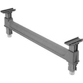 Cambro Basics Plus Brushed Graphite Bottom Shelf Low Dunnage Stand Only, 18 x 6 3/4 inch.
