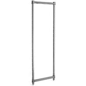 Cambro Brushed Graphite Basics Plus Stationary Post Kit, 21 x 84 inch.