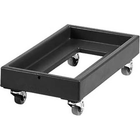 Cambro Black Camdollies for Milk Crates and Number 10 Can Cases, 16 1/8 x 29 1/4 8 3/8 inch.