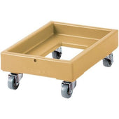 Camdolly Plastic Milk Crate Dolly, Coffee Beige, 16 3/8 x 21 13/16 x 8 inch.