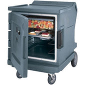 Camtherm Fahrenheit Thermometer Hot or Cold Low Profile Electric Food Holding Cabinet, Granite Gray, 30 1/2 x 42 x 42 3/8 inch.