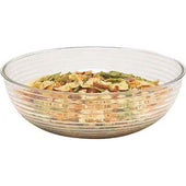 Cambro Camwear Polycarbonate Clear Round Ribbed Bowl, 5.8 Quart -- 12 per case.