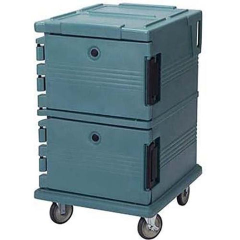 Cambro Navy Blue Base Model Ultra Camcarts for Food Pans, 28 1/2 x 45 1/2 x 32 1/4 inch.
