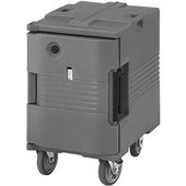 Cambro 110 Voltage Granite Gray 1 Compartment Insulated Ultra Pan Carrier with Casters, 18 1/8 x 31 1/4 x 26 3/8 inch.