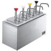 Server Non Insulated SR-4 Stainless Steel Syrup Rail Combo, 16.062 x 20.125 x 8.812 inch.