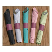 Hoffmaster D24 Specialty Sanitary Burgundy Flat Napkin Band 1.5 x 4.25 inch, 4 packs of each 2500 Bands -- 10000 bands per case.