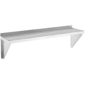 Channel Manufacturing Stainless Steel Solid Knock Down Wall Shelf, 48 x 12 inch.