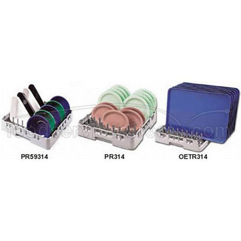 Soft Gray 5 x 9 Peg Rack, Gray -- 6 per case
