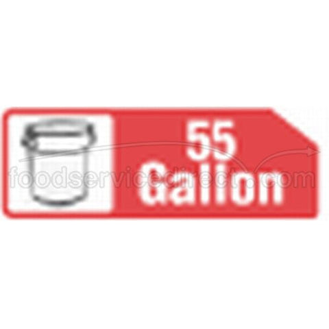 36X58 55 Gallon Heavy Refuse Buff Liner -- 200 Count